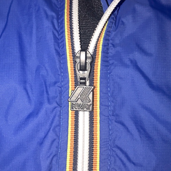 K-Way Blue Rain Jacket. - Picture 5 of 5